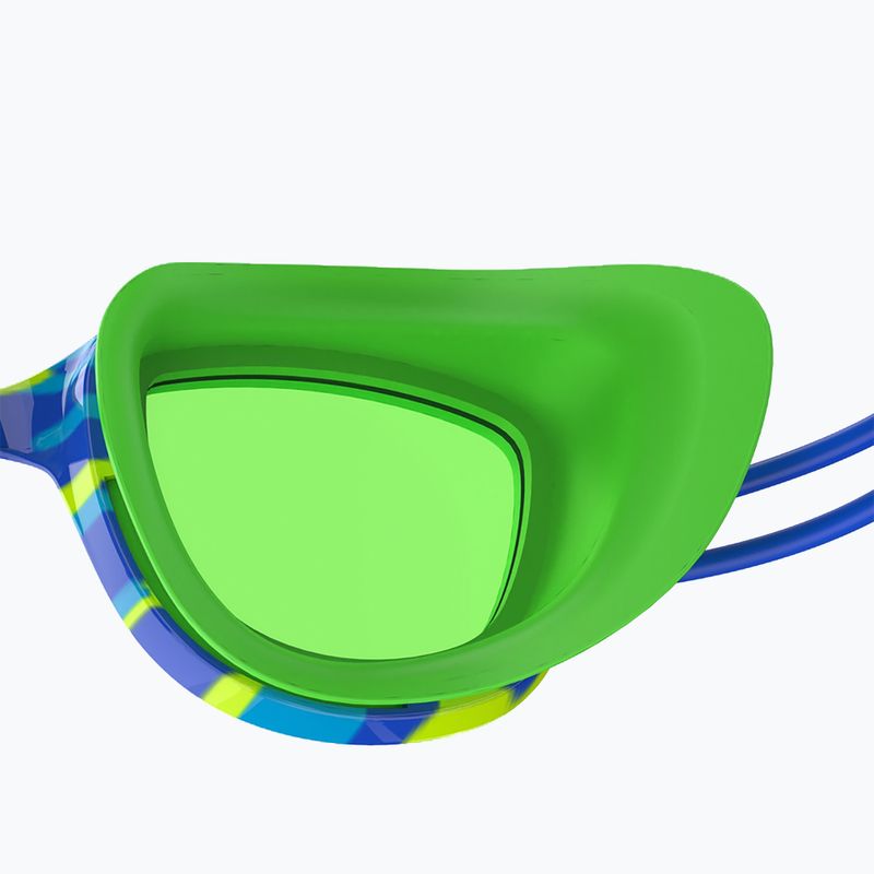 Okulary do pływania dziecięce Speedo Sunny G Pop Seasiders Print speedo blue camo/jello green 8