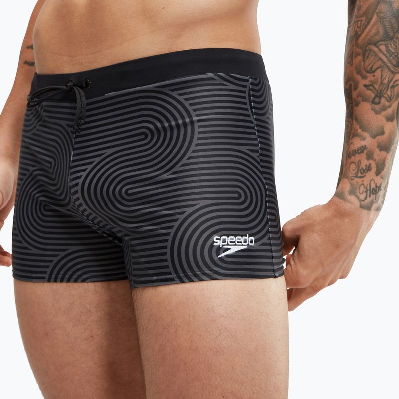 Bokserki pływackie męskie Speedo Valmilton black/usa charcoal 3