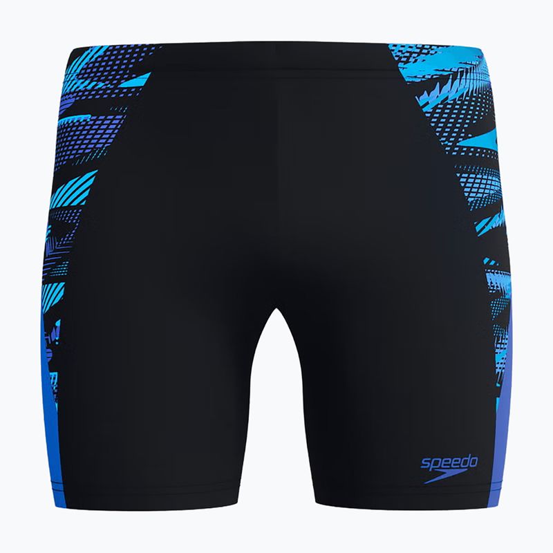 Jammery pływackie męskie Speedo Endurance+ Max Splice Jammer black/cobalt pop 7
