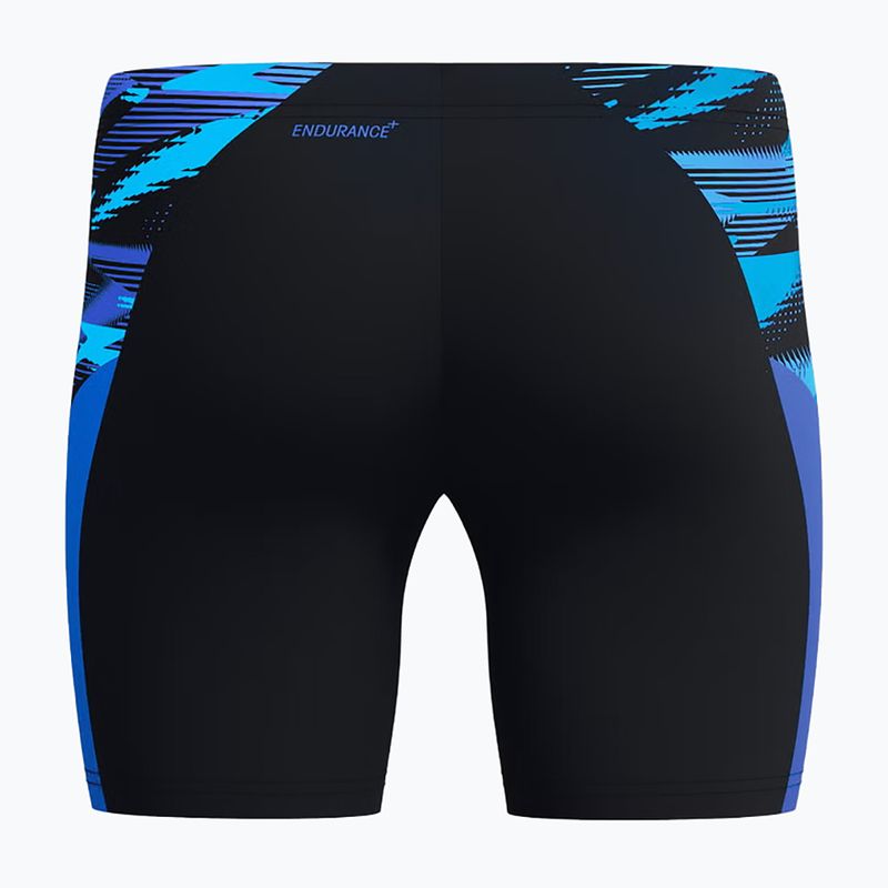 Jammery pływackie męskie Speedo Endurance+ Max Splice Jammer black/cobalt pop 8