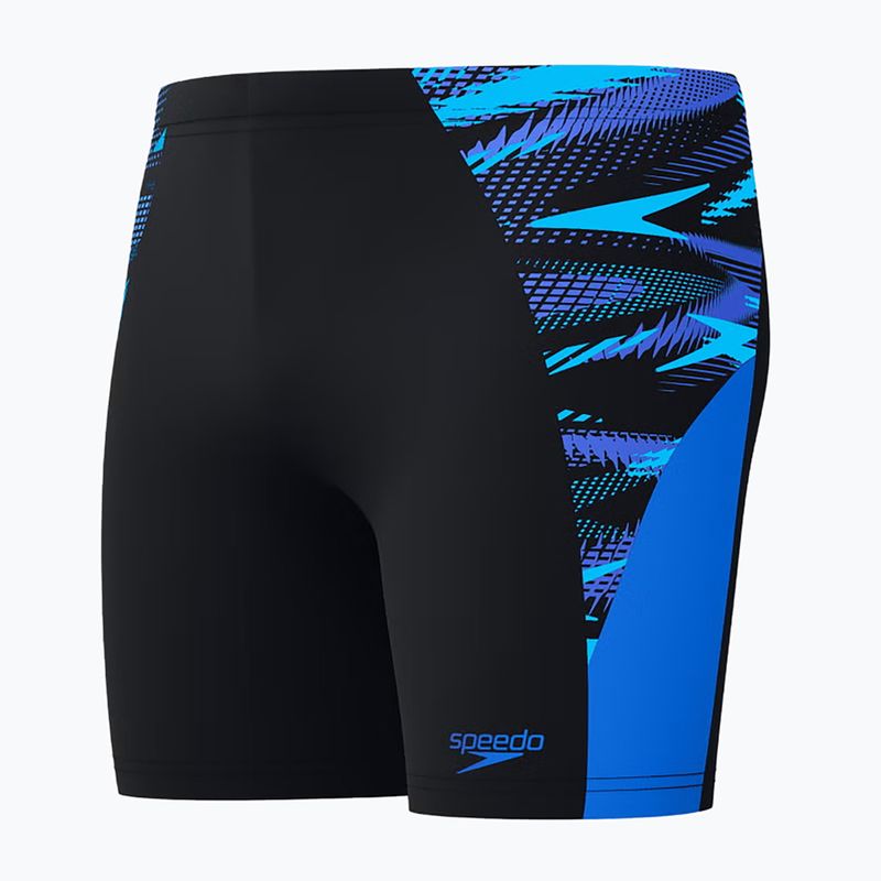 Jammery pływackie męskie Speedo Endurance+ Max Splice Jammer black/cobalt pop 9