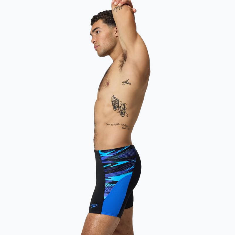 Jammery pływackie męskie Speedo Endurance+ Max Splice Jammer black/cobalt pop 4