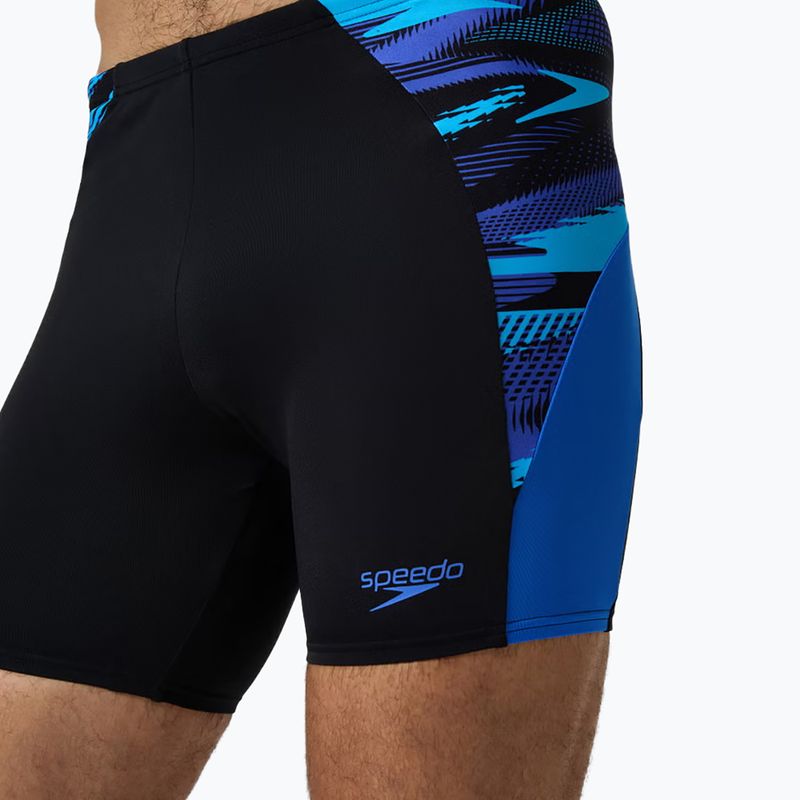 Jammery pływackie męskie Speedo Endurance+ Max Splice Jammer black/cobalt pop 5