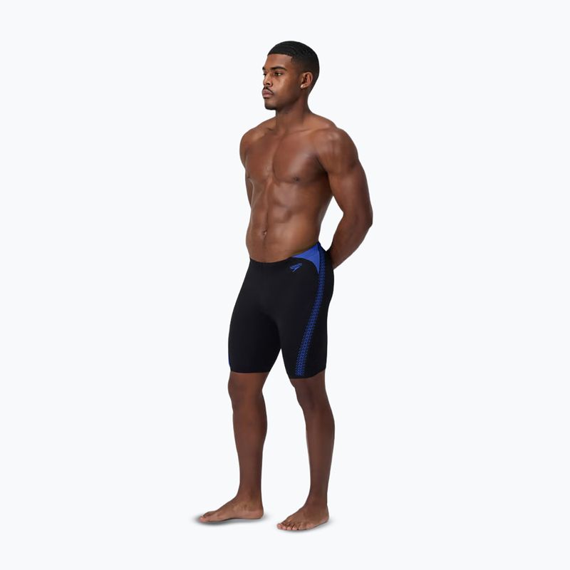 Jammery pływackie męskie Speedo Hyper Boom Splice black/cobalt pop 2