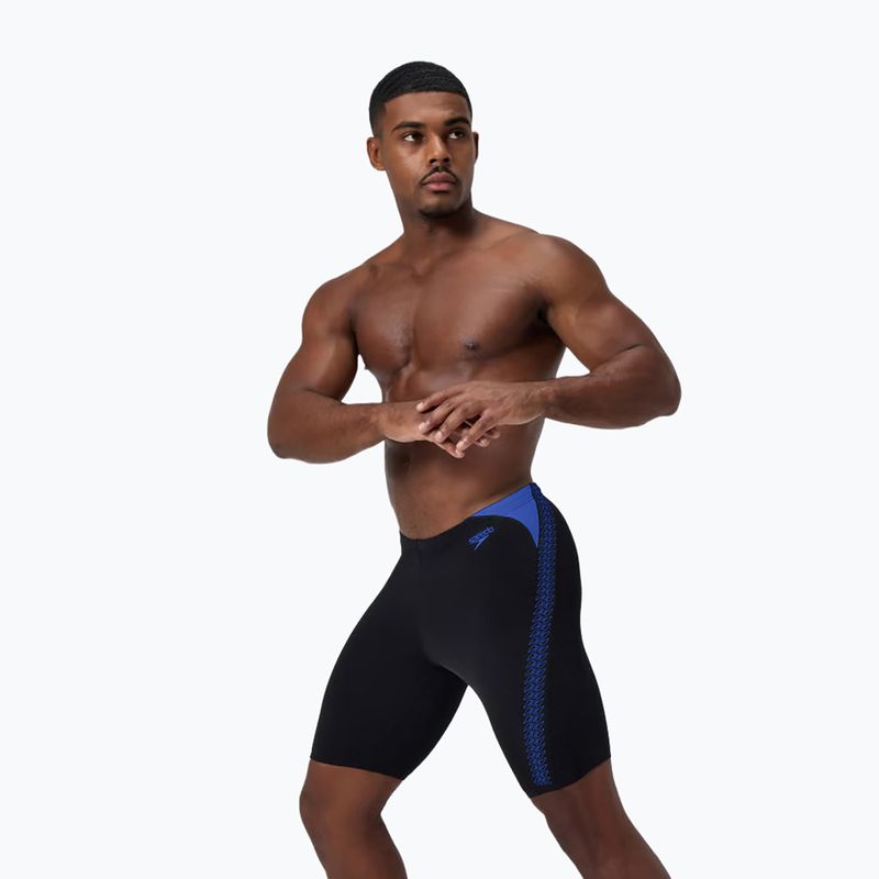 Jammery pływackie męskie Speedo Hyper Boom Splice black/cobalt pop 4