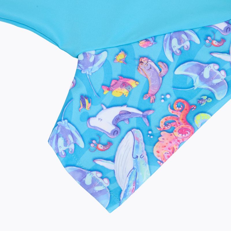 Strój pływacki dwuczęściowy dziecięcy Speedo Learn To Swim Digital Rash Top Set turkish sea 6