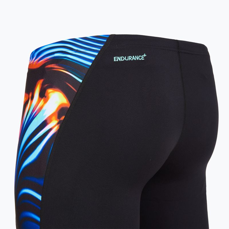 Jammery pływackie męskie Speedo Placement Digital V-Cut Jammer lava blur/speedo black 8