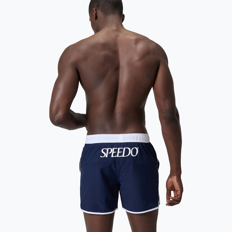 Szorty kąpielowe męskie Speedo Jetstream Retro Logo Volley 16" peacoat 3