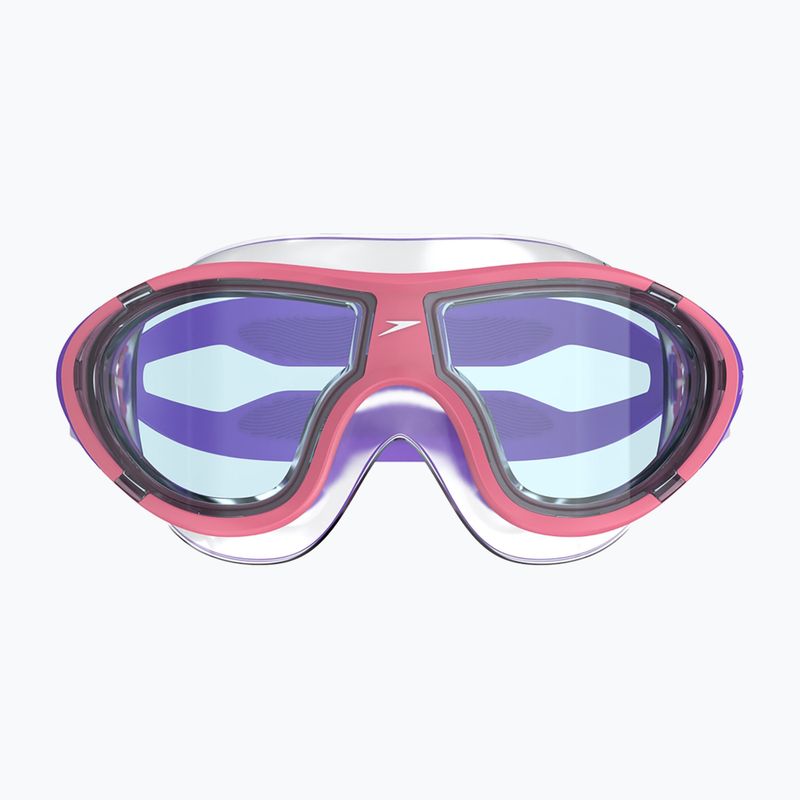 Maska do pływania dziecięce Speedo Biofuse 2.0 pink lemonade/steel 2