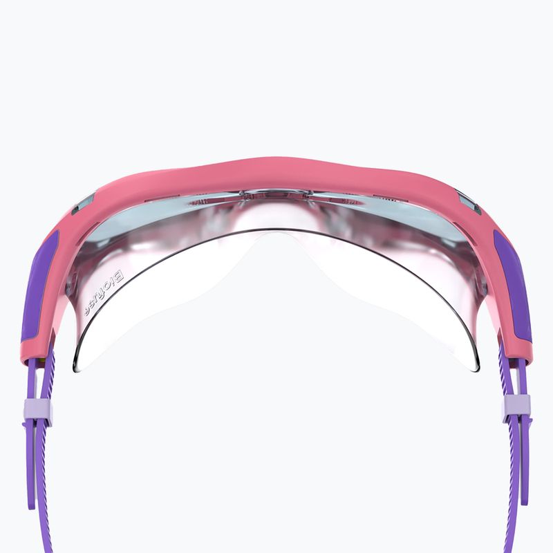 Maska do pływania dziecięce Speedo Biofuse 2.0 pink lemonade/steel 3