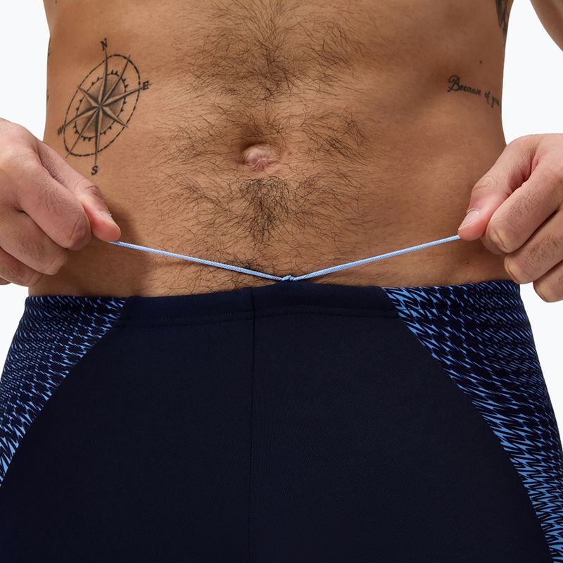 Bokserki pływackie męskie Speedo Endurance+ MAX Splice Aquashort navy/sugar blue 6