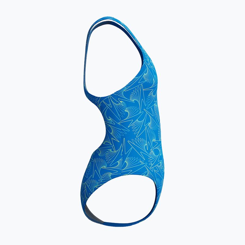 Strój pływacki jednoczęściowy dziecięcy Speedo HyperBoom Allover Medalist lagoon blue/celeste 4