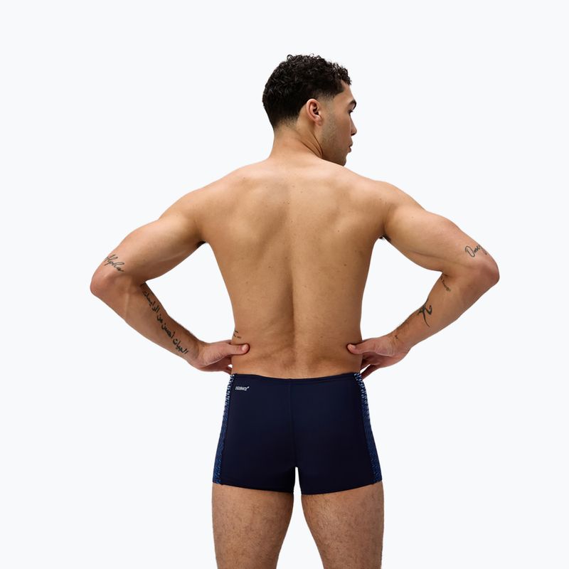 Bokserki pływackie męskie Speedo Endurance+ Tech Panel Aquashort navy/sugar blue 3