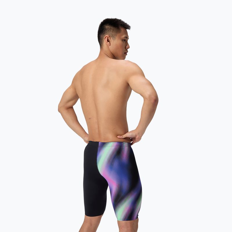 Jammery pływackie męskie Speedo ML One-Leg Printed blurry glass/black 3