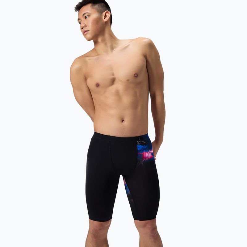 Jammery pływackie męskie Speedo Placement Printed electro static/black