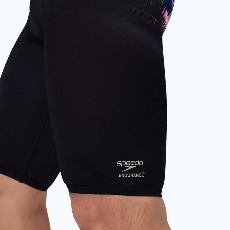 Jammery pływackie męskie Speedo Placement Printed electro static/black 6