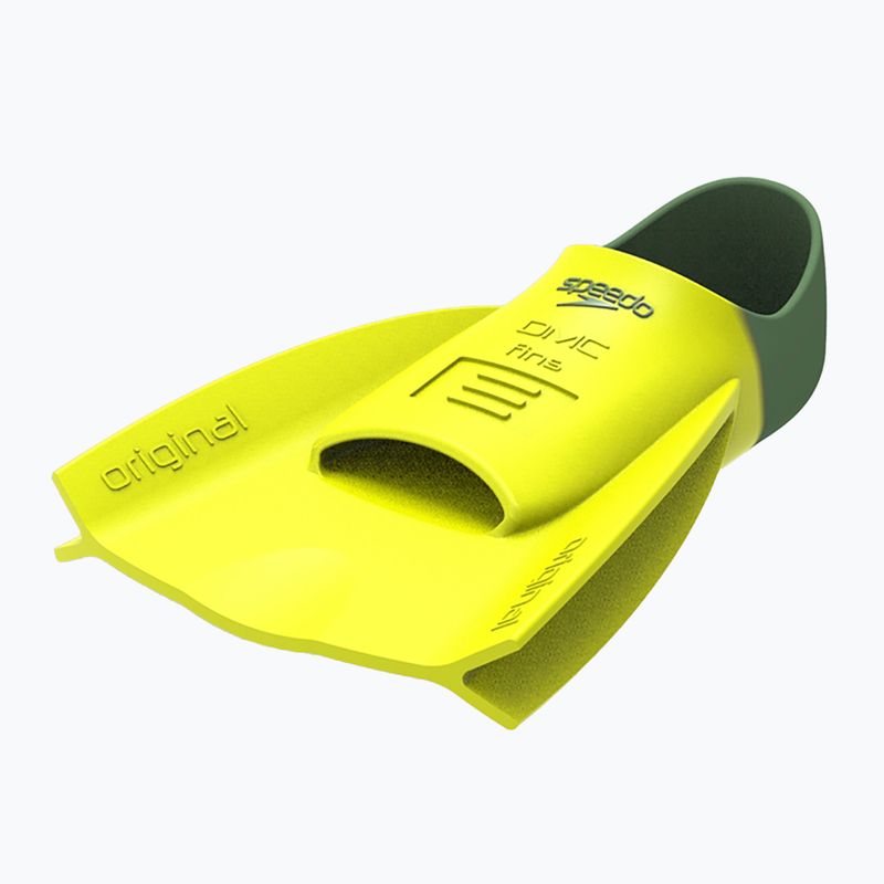 Płetwy do pływania Speedo DMC Original hyper yellow/olive 3