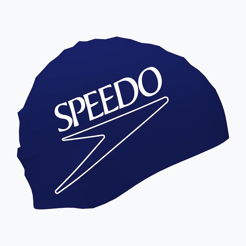 Czepek pływacki Speedo Printed Biofuse peacoat/white