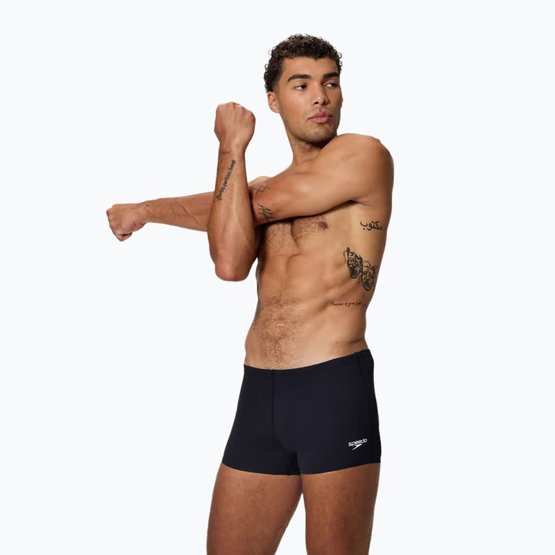 Bokserki pływackie męskie Speedo Endurance+ Logo Aquashort anthracite 3