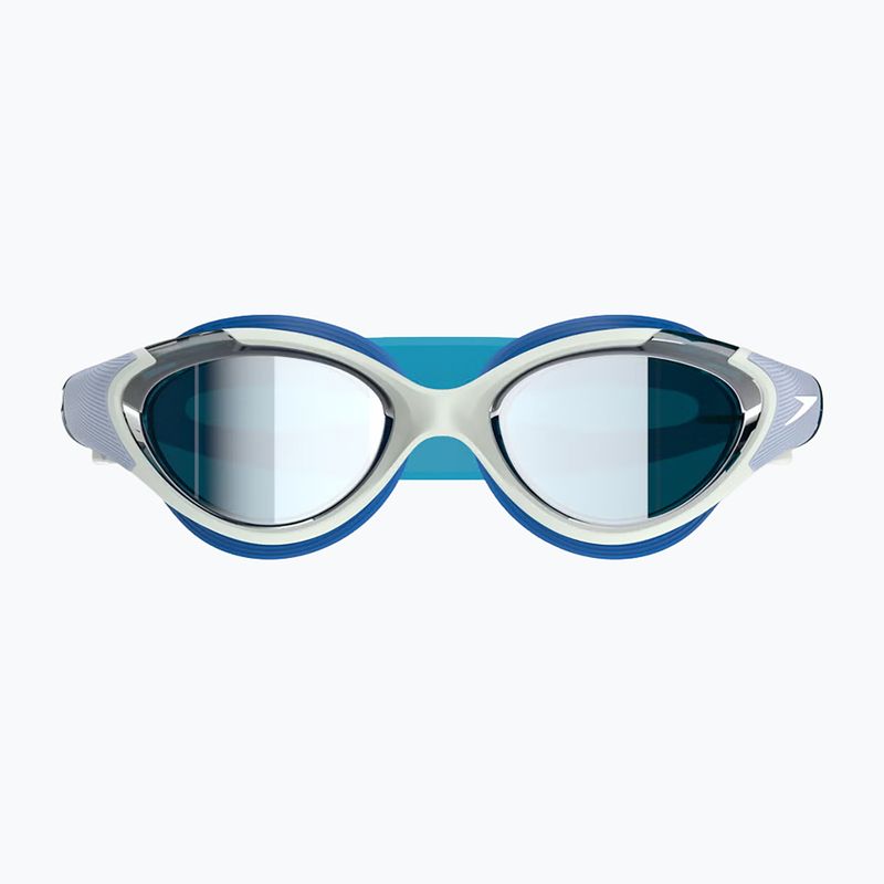 Okulary do pływania damskie Speedo Biofuse 2.0 Mirror light honeydew/cobalt/silver mirror 2