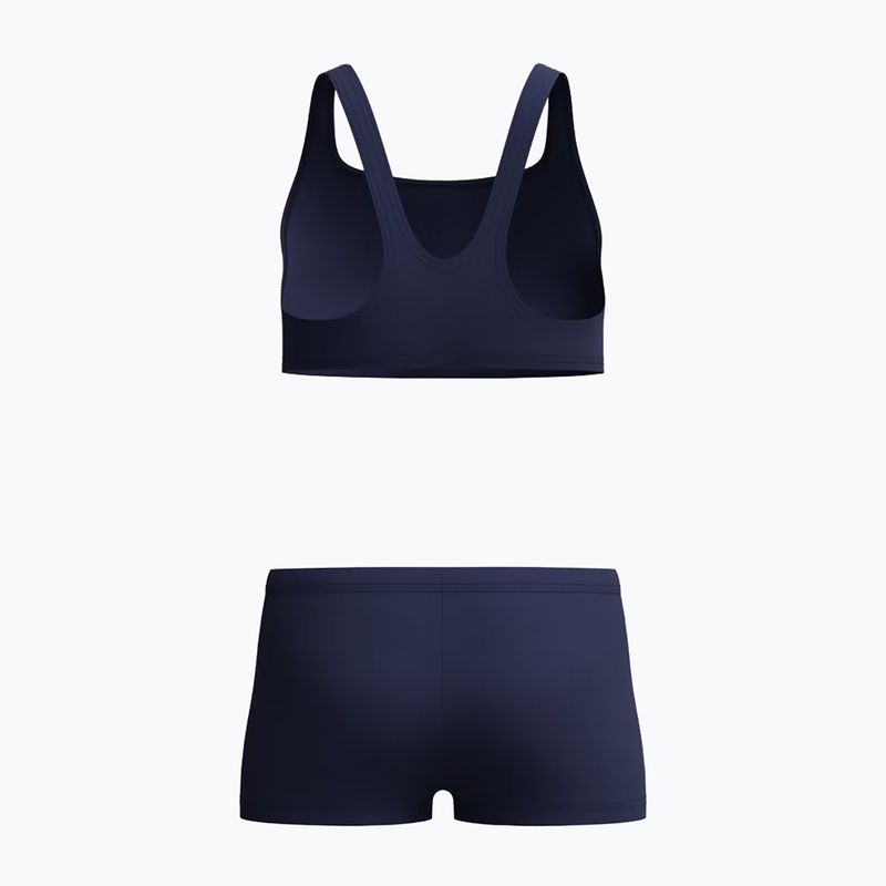 Strój pływacki dwuczęściowy dziecięcy Speedo Hyperboom Butterfly Back peacoat/deep sapphire 2