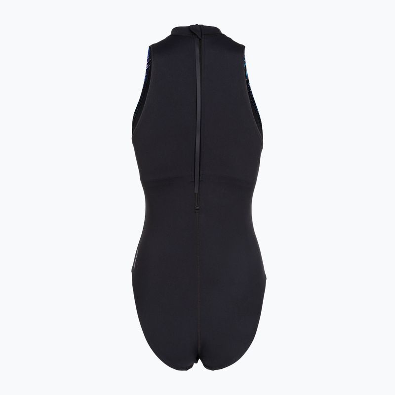 Strój pływacki jednoczęściowy damski Speedo Print Hydrasuit anthracite 2