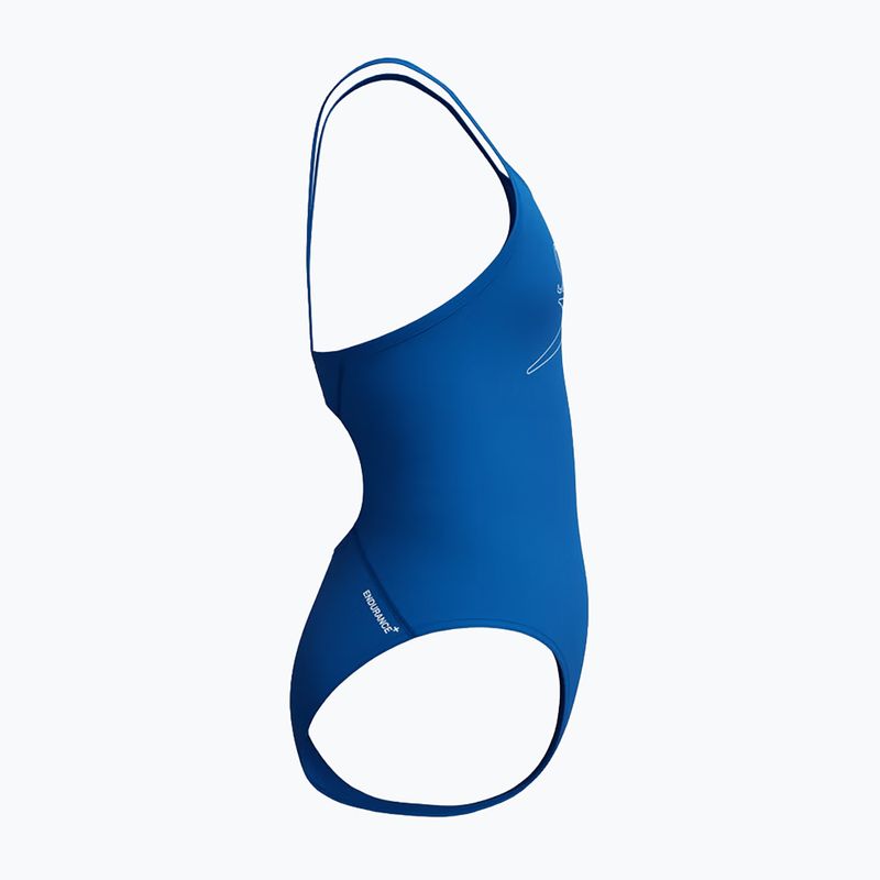 Strój pływacki jednoczęściowy dziecięcy Speedo Endurance+ Logo Thinstrap turkish sea 4