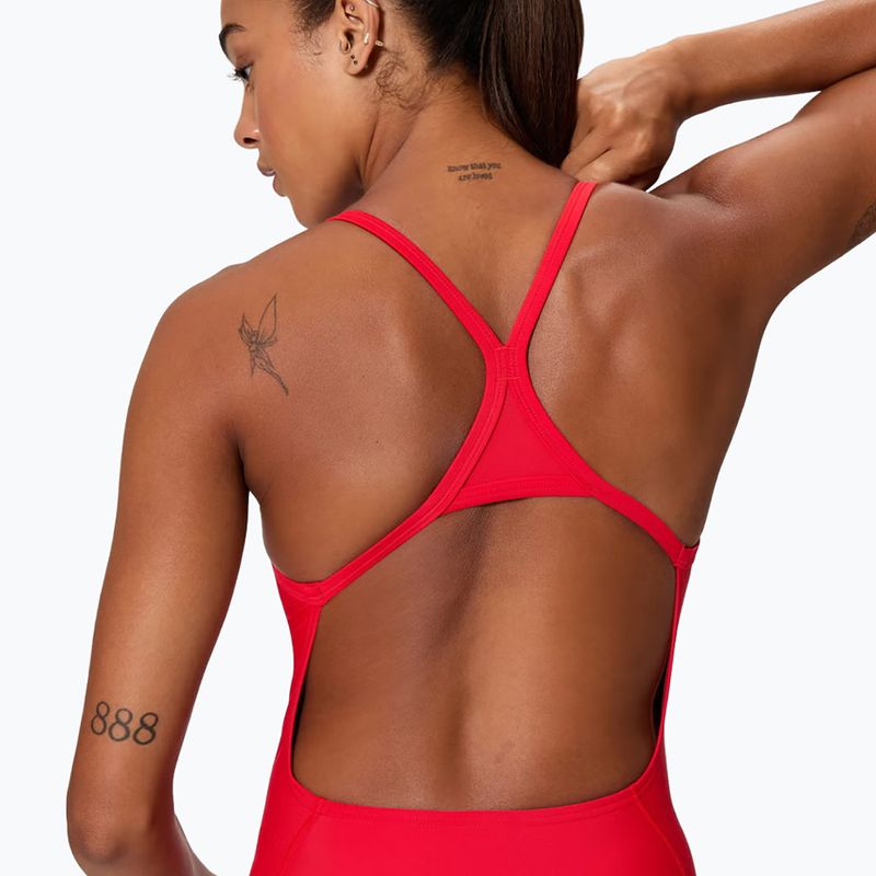Strój pływacki jednoczęściowy damski Speedo Solid EnduraSoft Turnback team red 4