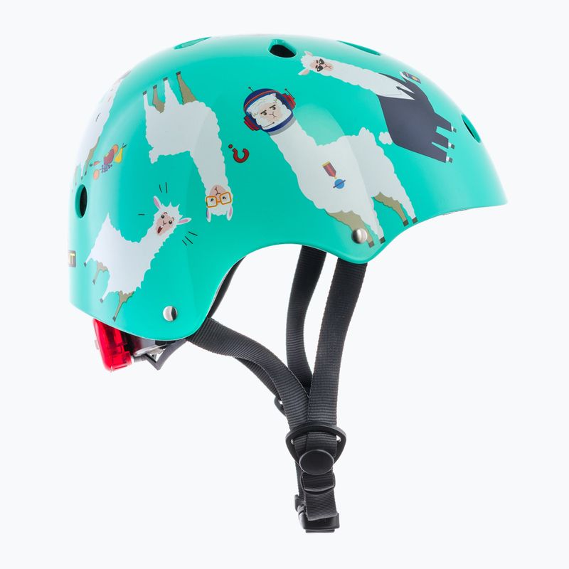 Kask rowerowy dziecięcy Hornit Llama turquoise/white 4