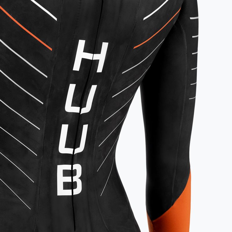 Pianka triathlonowa damska HUUB Araya 2:4 mm black/orange 7