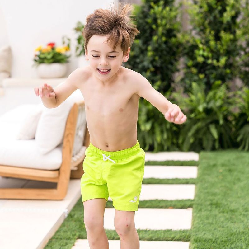 Szorty kąpielowe dziecięce Splash About Plain Shorts lime 3
