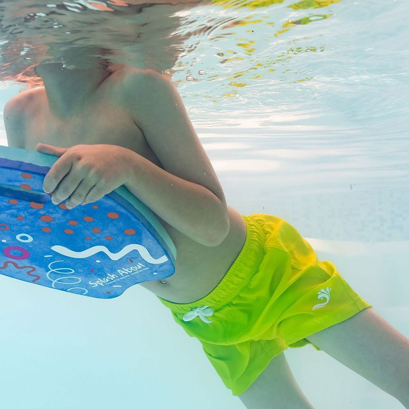 Szorty kąpielowe dziecięce Splash About Plain Shorts lime 5