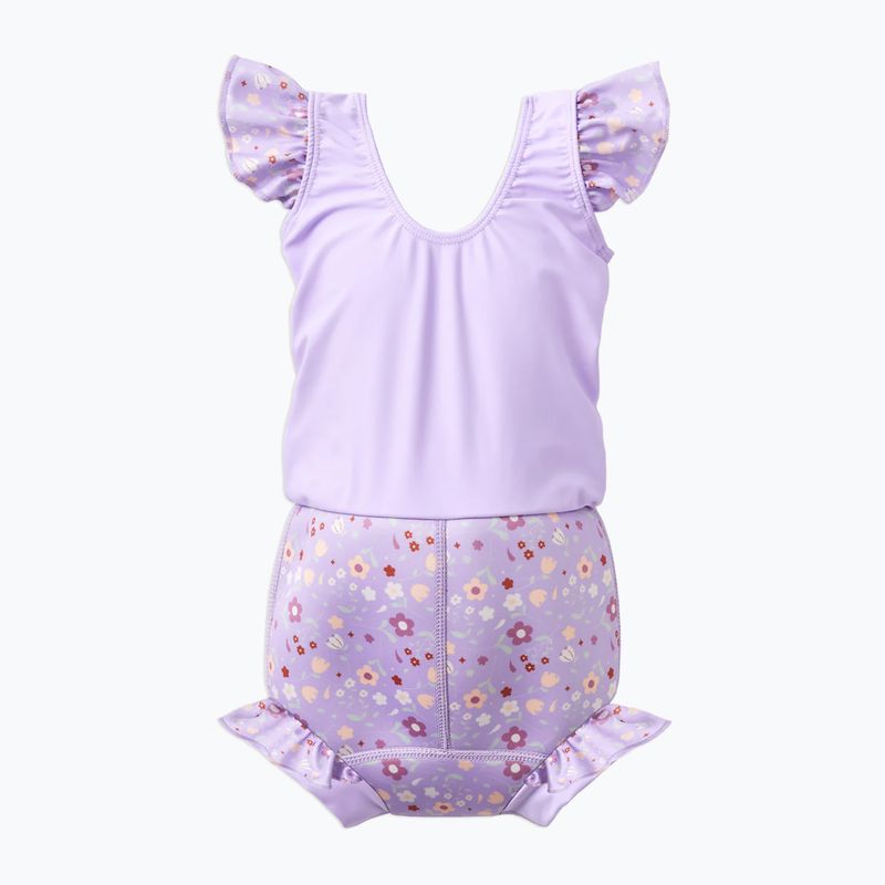 Strój kąpielowy jednoczęściowy dziecięcy z pieluszką Splash About Happy Nappy Frills strawberry field 2