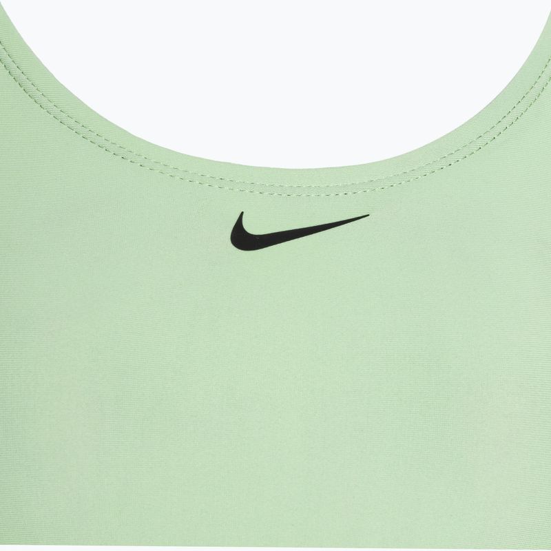 Strój pływacki jednoczęściowy damski Nike Logo Tape Fastback vapor green 3