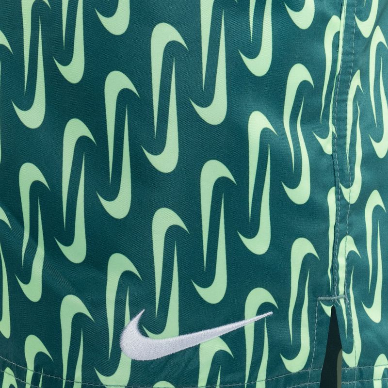 Szorty kąpielowe męskie Nike Swoosh Link 5" Volley bicoastal 9