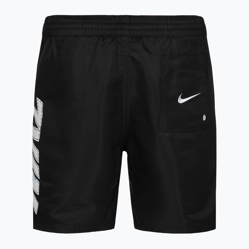 Szorty kąpielowe męskie Nike Big Block 7" Volley black 7