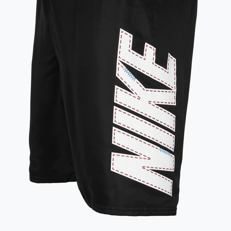Szorty kąpielowe męskie Nike Big Block 7" Volley black 8