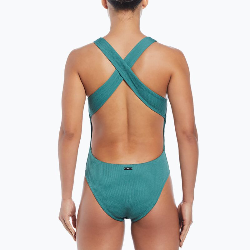 Strój pływacki jednoczęściowy Nike Elevated Essential Pucker Crossback bicoastal 5