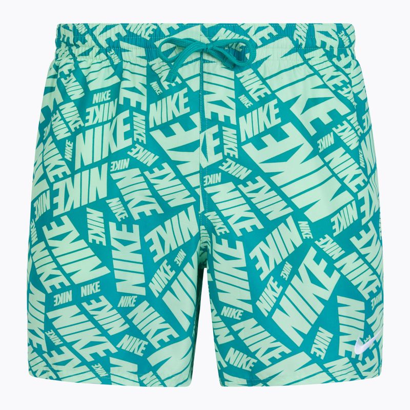 Szorty kąpielowe męskie Nike Tossed 5" Volley vapor green 8