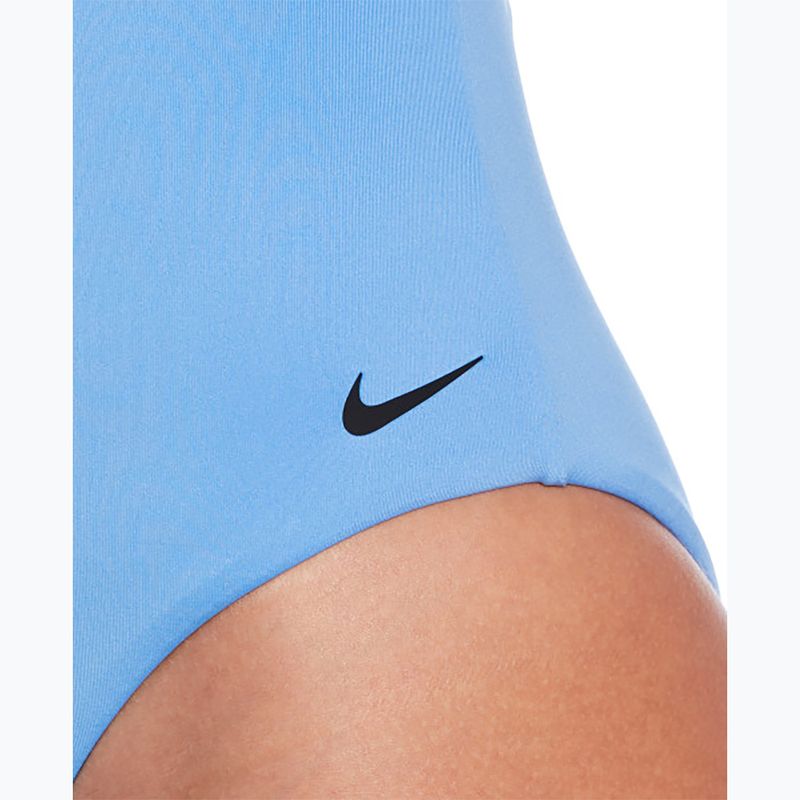 Strój pływacki jednoczęściowy damski Nike Essential V-Neck university blue 7