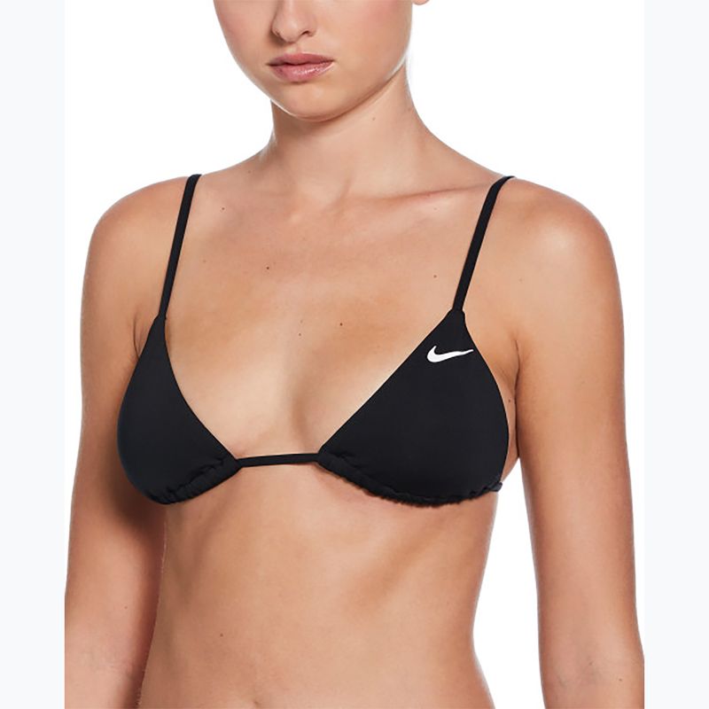 Góra od stroju pływackiego Nike Essential Triangle Bikini black 4