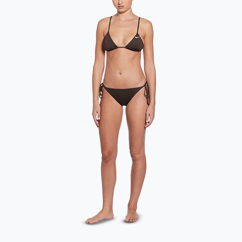 Dół od stroju pływackiego Nike Essential Tie String Bikini baroque brown 5