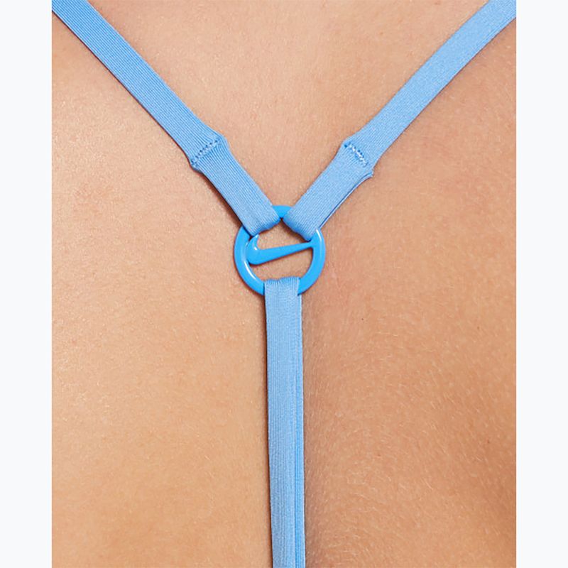 Strój pływacki jednoczęściowy damski Nike Swoosh Link Y-Back university blue 8