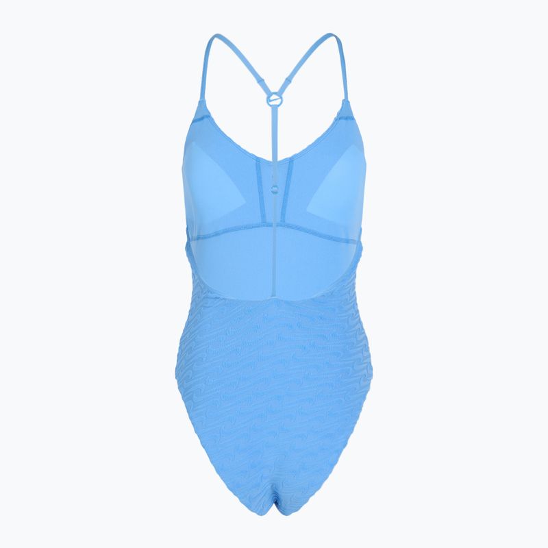 Strój pływacki jednoczęściowy damski Nike Swoosh Link Y-Back university blue 2