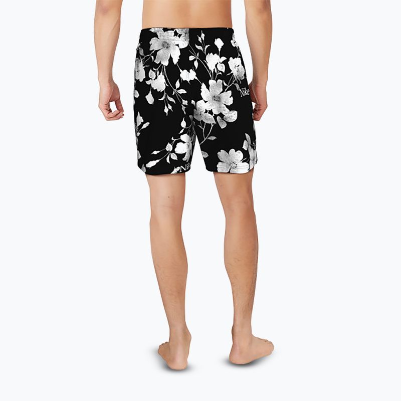 Szorty kąpielowe męskie Nike Fine Floral 7" Volley black 3