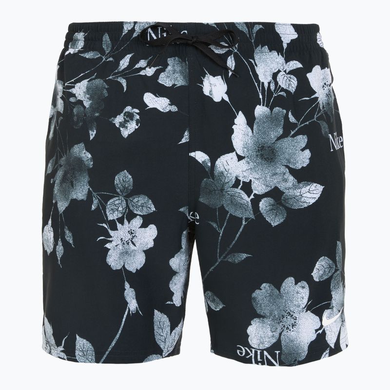 Szorty kąpielowe męskie Nike Fine Floral 7" Volley black 5