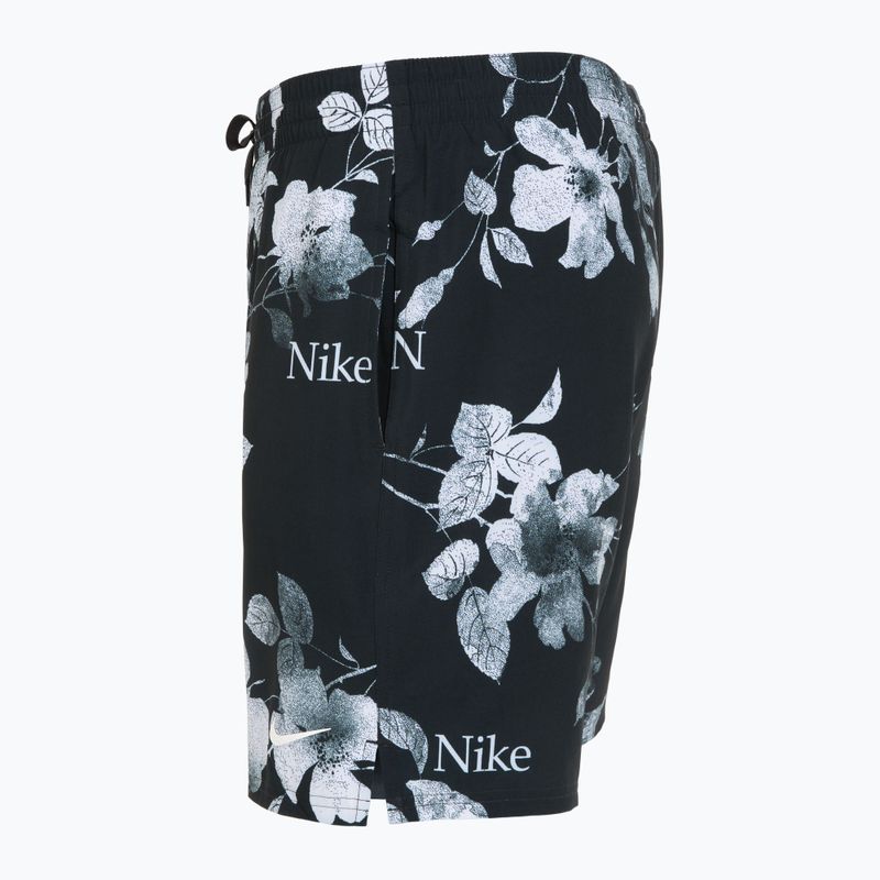 Szorty kąpielowe męskie Nike Fine Floral 7" Volley black 7