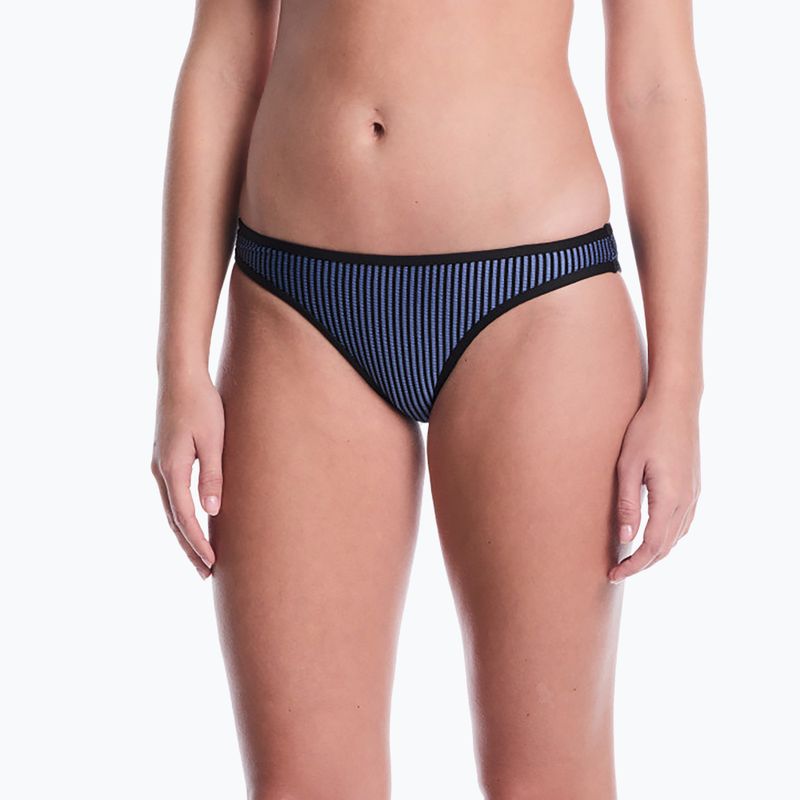 Dół od stroju pływackiego Nike Ripple Texture Hipster Bikini slate