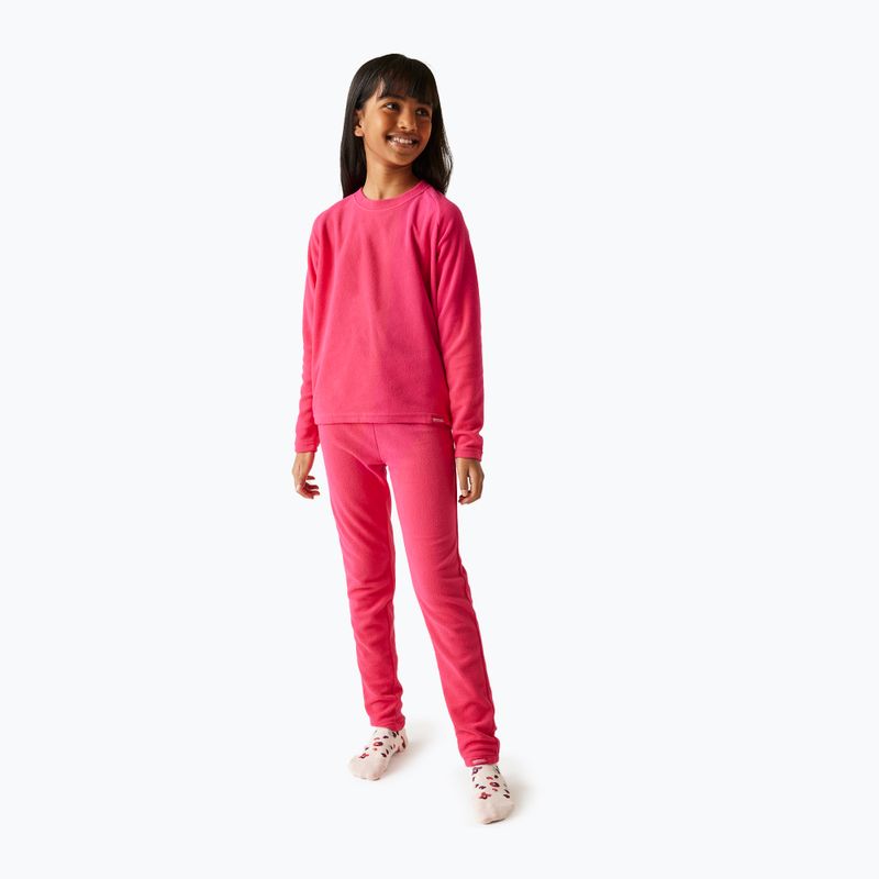 Bluza termoaktywna dziecięca REGATTA Thermal Baselayer pink potion 2