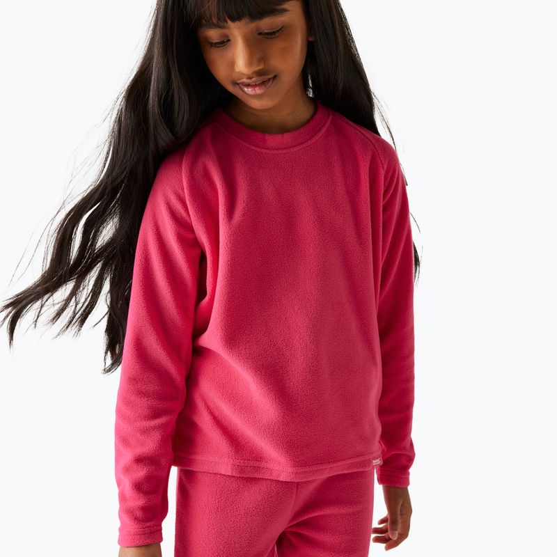 Bluza termoaktywna dziecięca REGATTA Thermal Baselayer pink potion 4